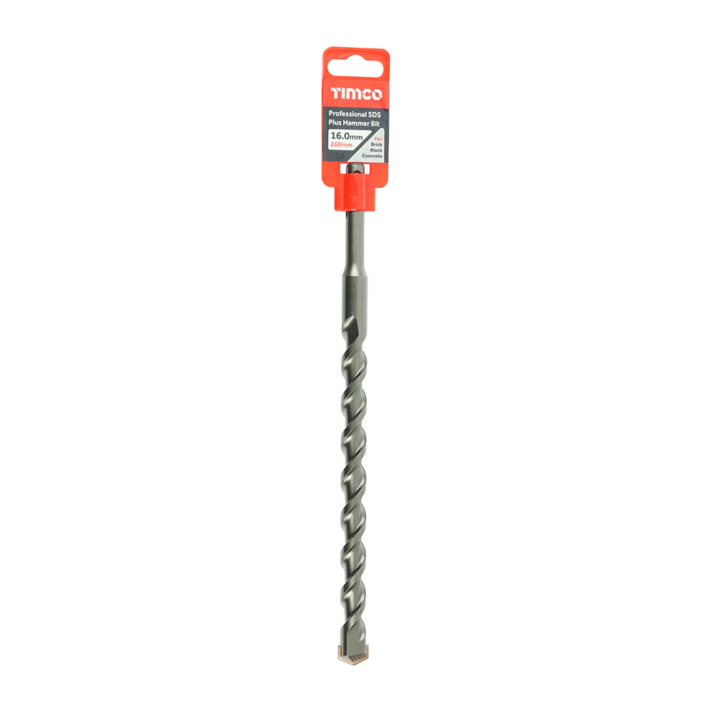 TIMCO Professional SDS Plus Hammer Bits (PGM) - 16.0 x 260 - Image