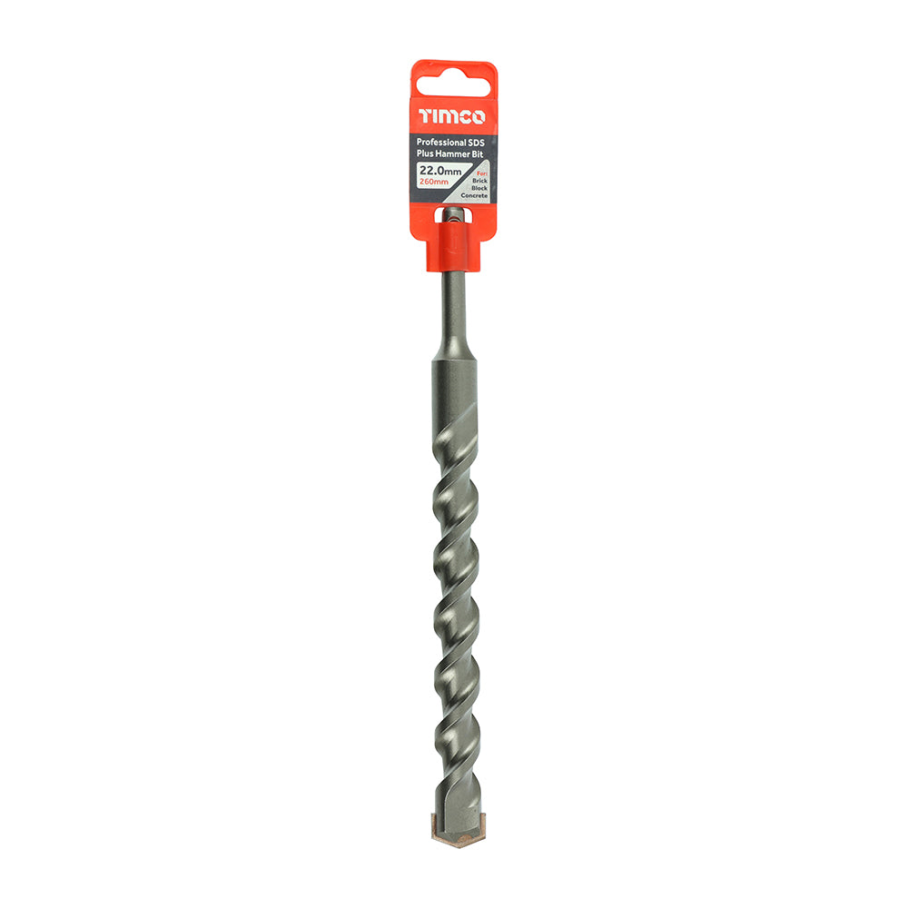 TIMCO Professional SDS Plus Hammer Bits (PGM) - 22.0 x 260 - Image