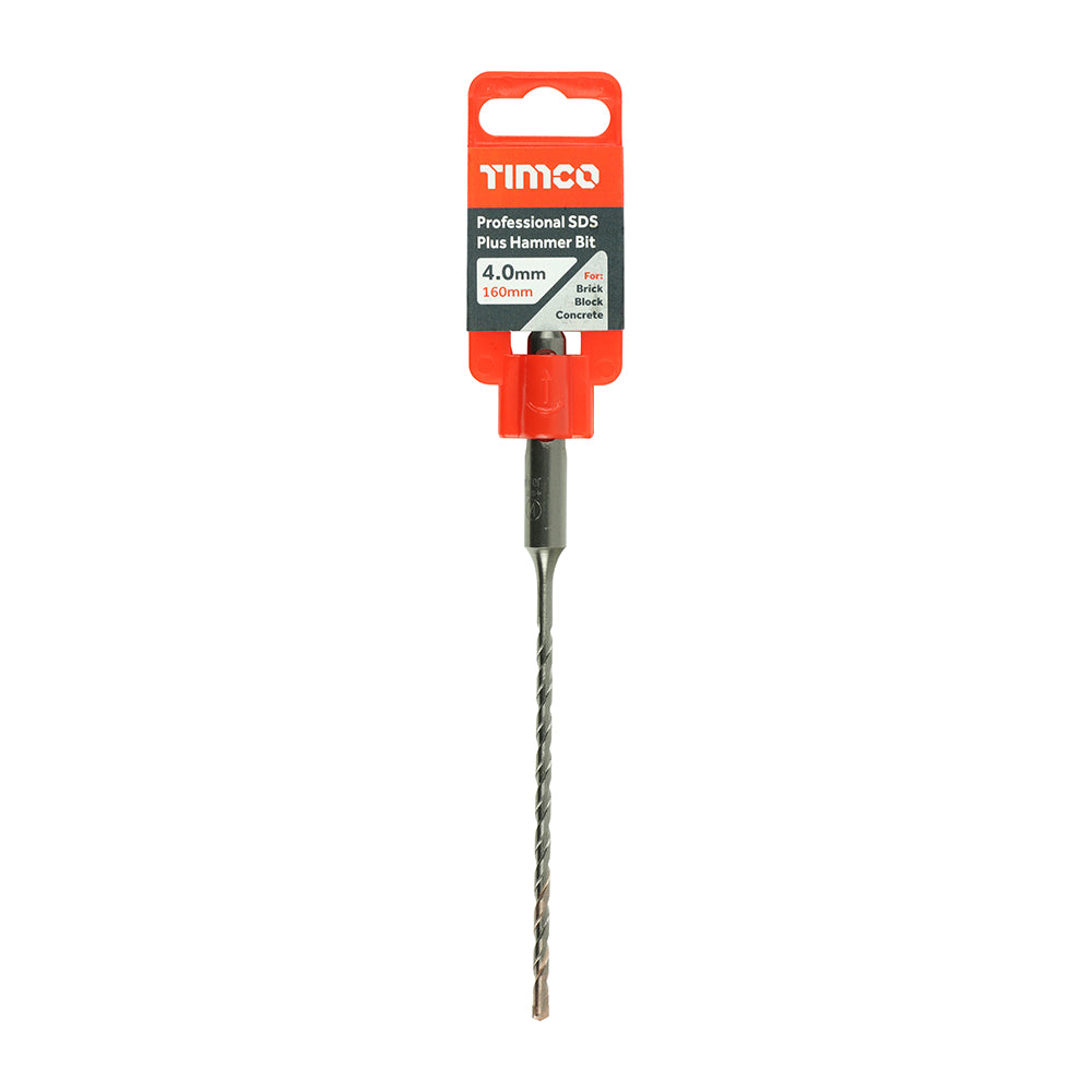 TIMCO Professional SDS Plus Hammer Bits (PGM) - 4.0 x 160 - Image