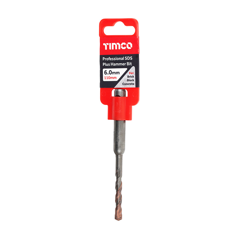 TIMCO Professional SDS Plus Hammer Bits (PGM) - 6.0 x 110 - Image