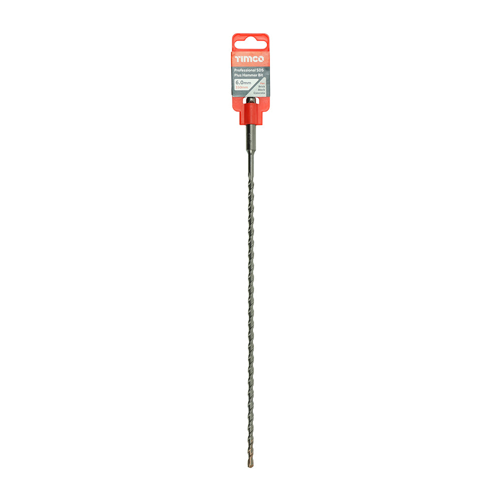 TIMCO Professional SDS Plus Hammer Bits (PGM) - 6.0 x 350 - Image