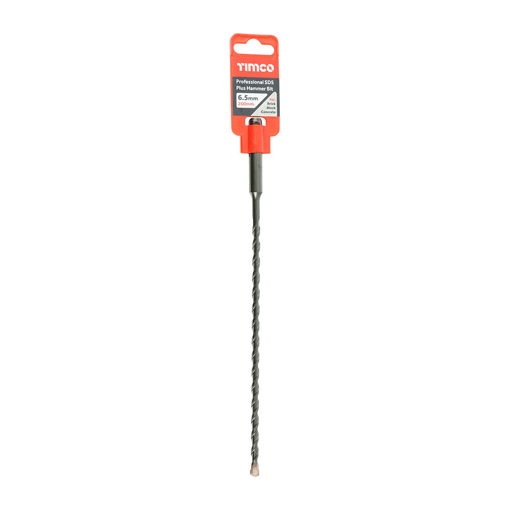TIMCO Professional SDS Plus Hammer Bits - 6.5 x 260 - Image