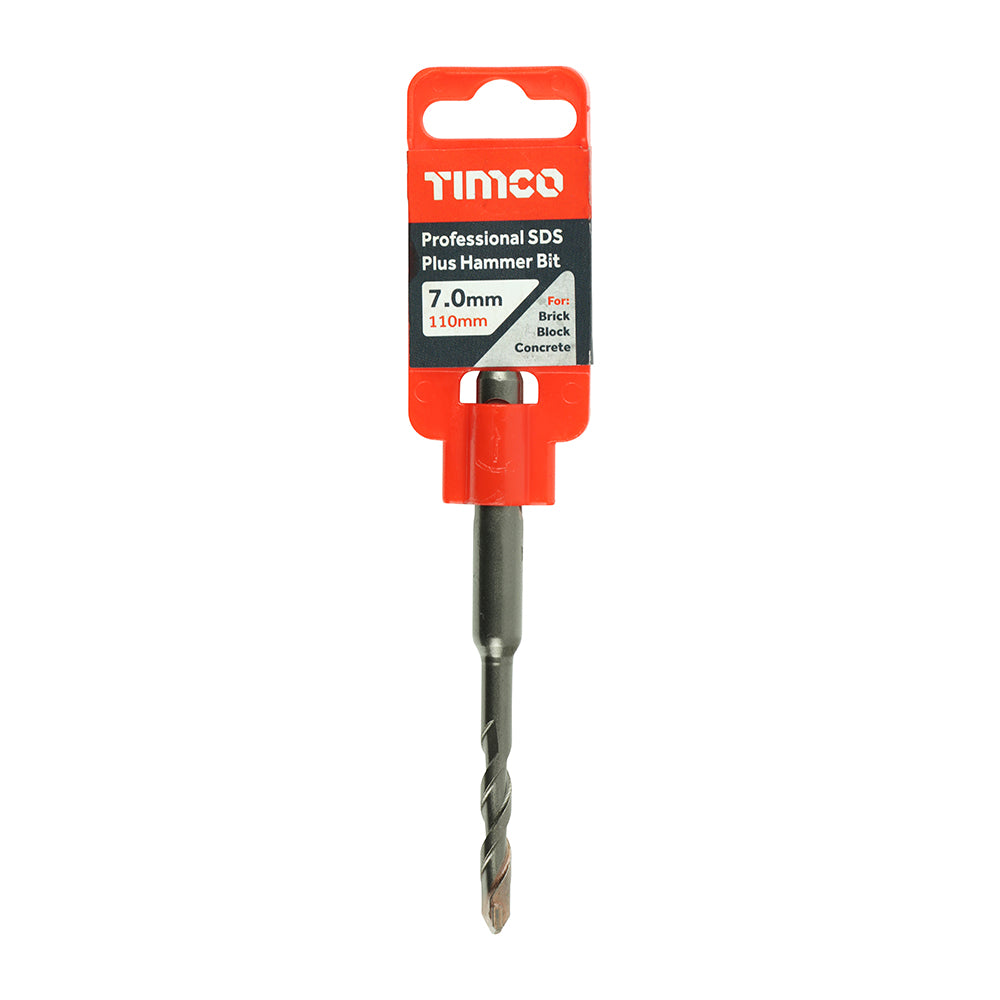 TIMCO Professional SDS Plus Hammer Bits (PGM) - 7.0 x 110 - Image