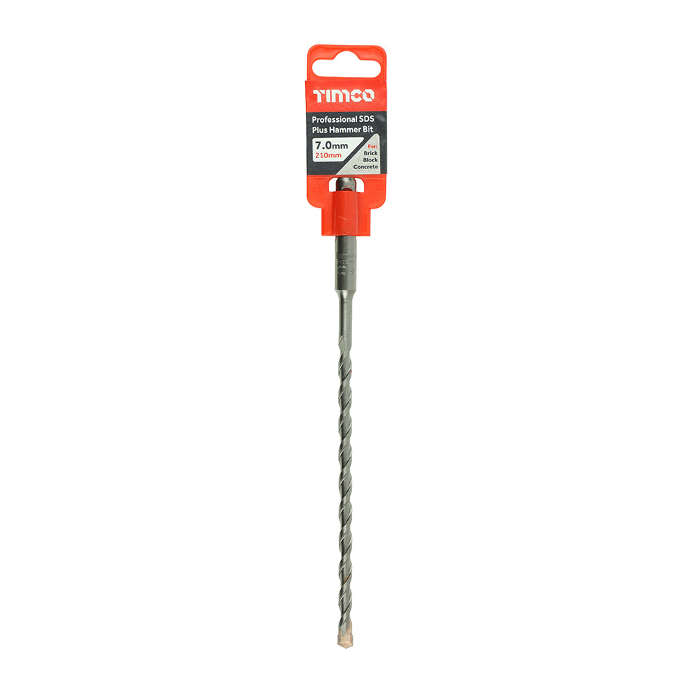 TIMCO Professional SDS Plus Hammer Bits (PGM) - 7.0 x 210 - Image