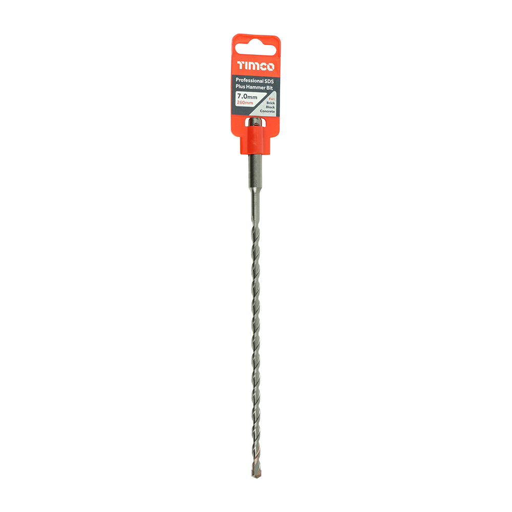 TIMCO Professional SDS Plus Hammer Bits (PGM) - 7.0 x 260 - Image