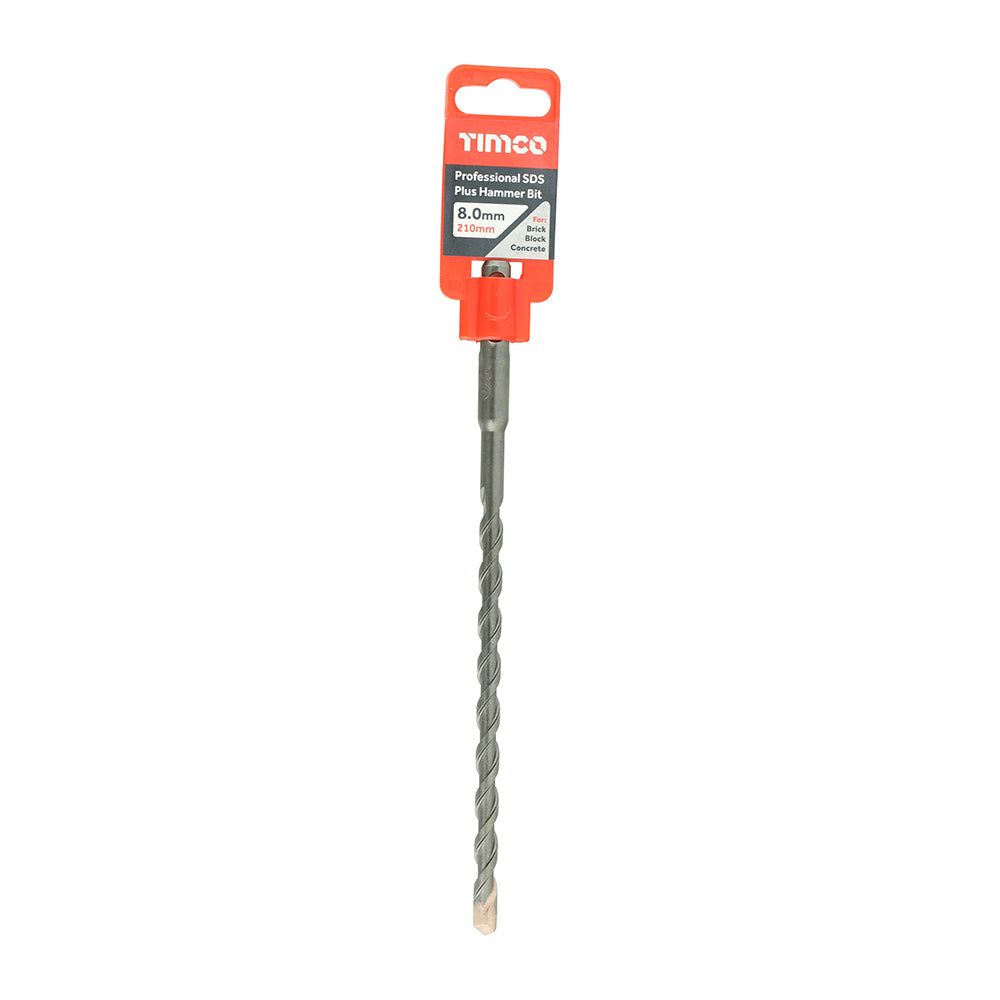 TIMCO Professional SDS Plus Hammer Bits (PGM) - 8.0 x 210 - Image