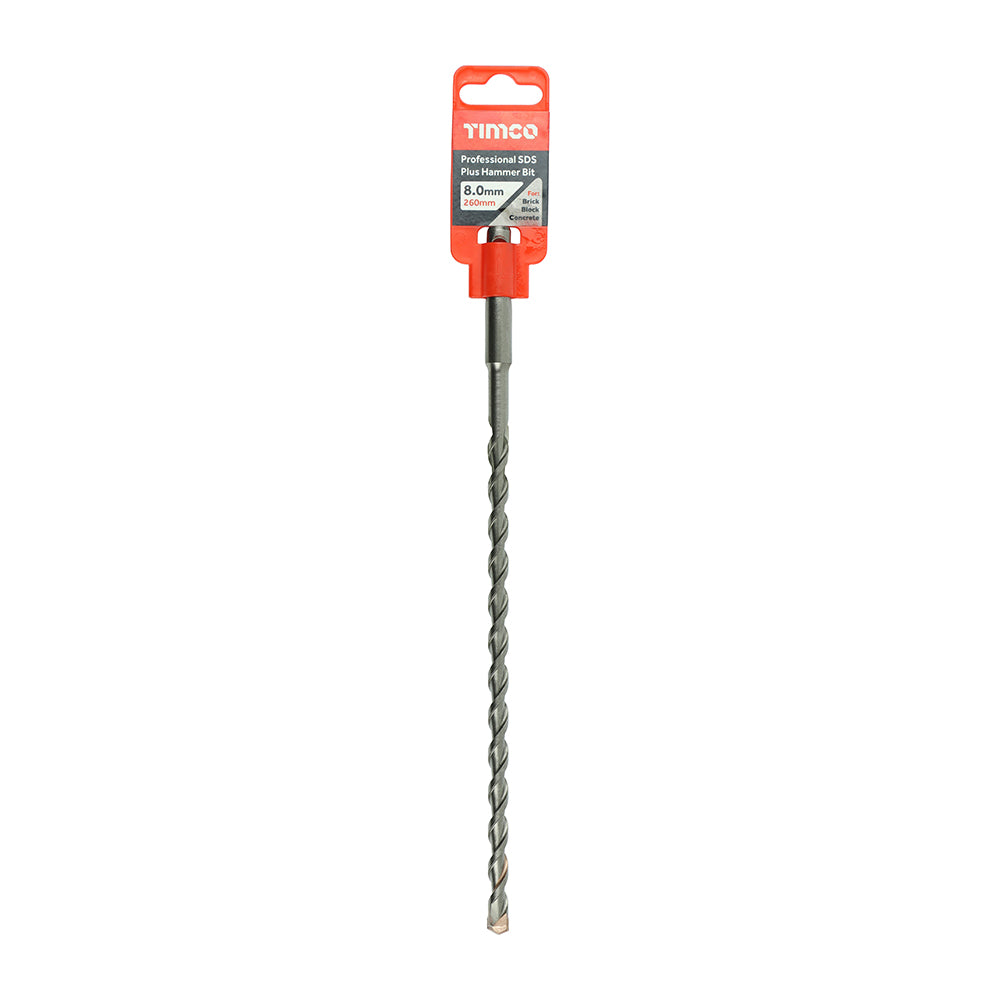 TIMCO Professional SDS Plus Hammer Bits (PGM) - 8.0 x 260 - Image