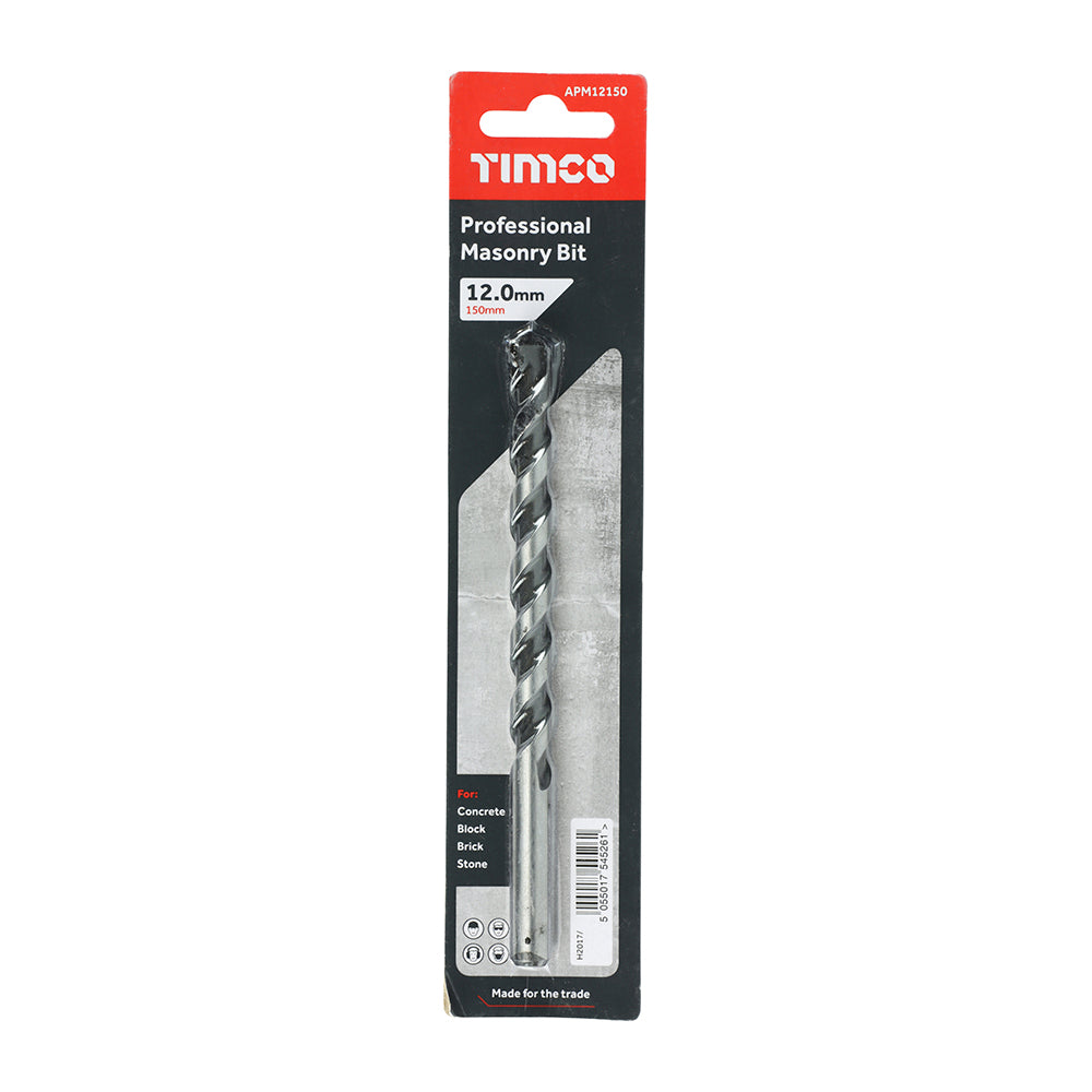 TIMCO Masonry Drill Bits - 12.0 x 150 - Image