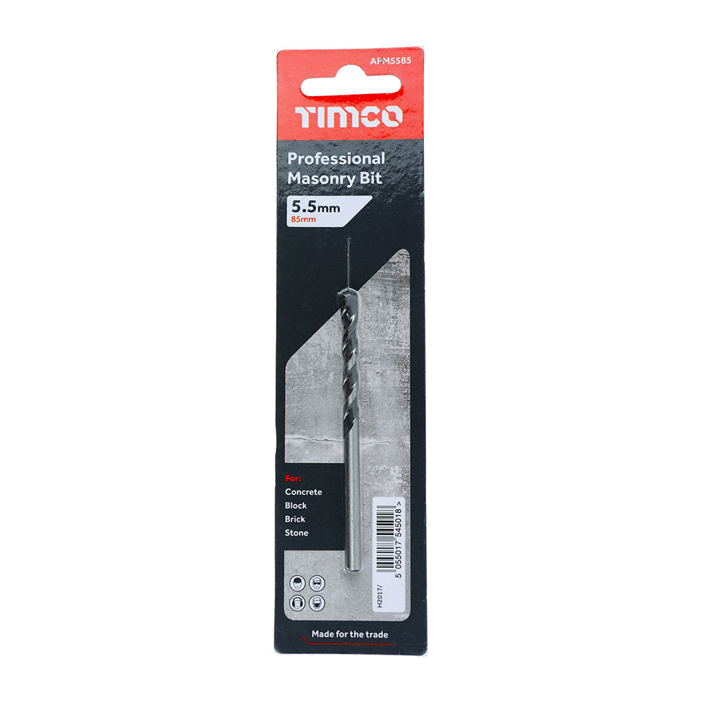 TIMCO Masonry Drill Bits - 5.5 x 85 - Image