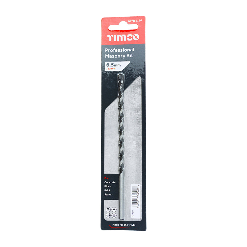 TIMCO Masonry Drill Bits - 6.5 x 150 - Image