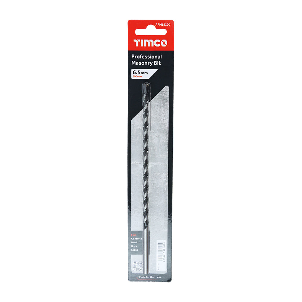 TIMCO Masonry Drill Bits - 6.5 x 200 - Image