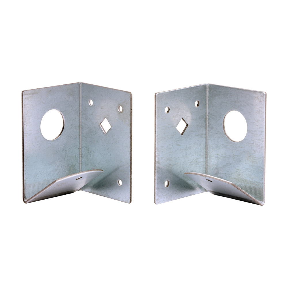 TIMCO Arris Rail Support Brackets Galvanised - 90 x 60 x 60 - Image