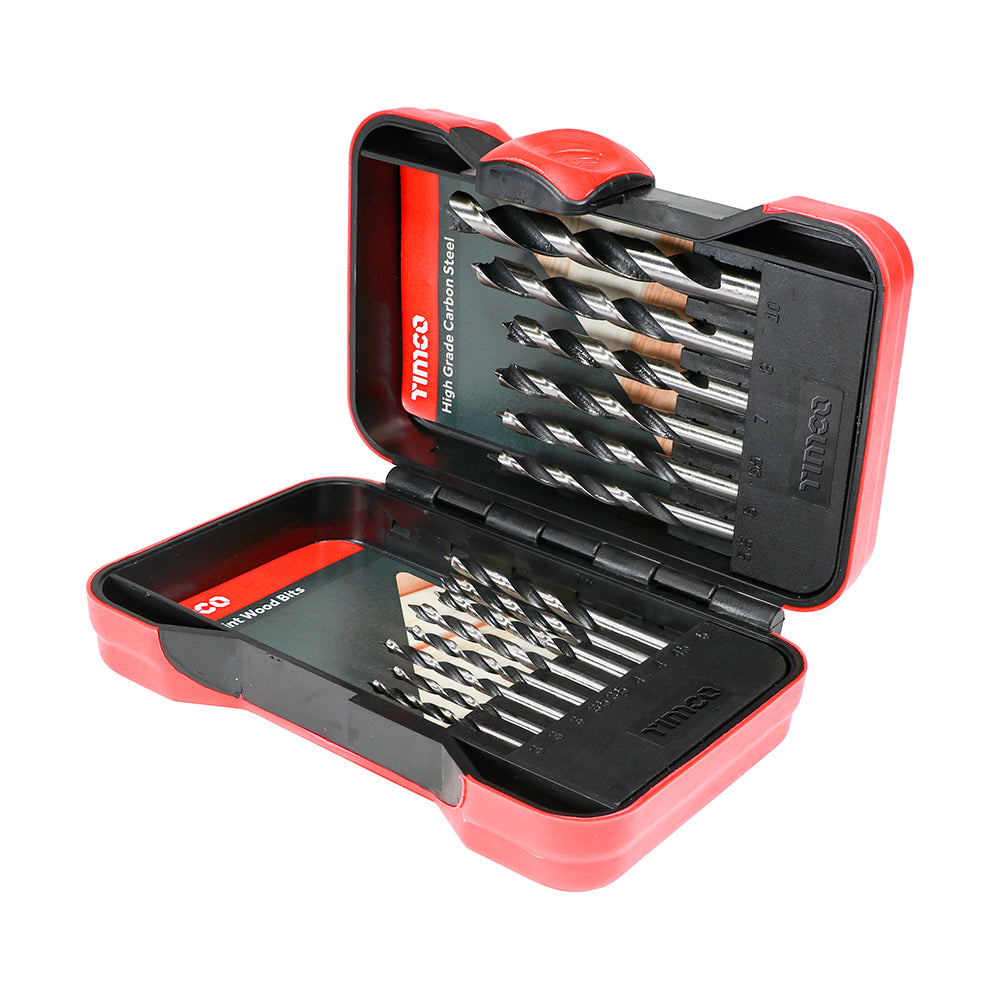 TIMCO Brad Point Wood Bit Set - 15pc - Image