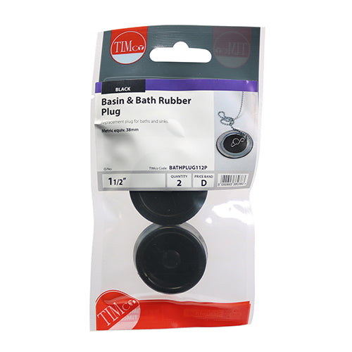 TIMCO Bath & Sink Plugs - 1 1/2" - Image