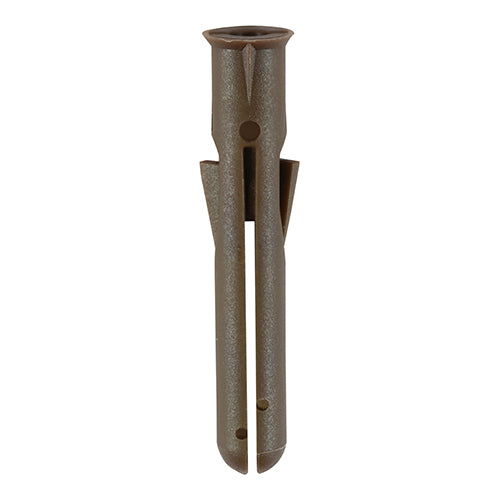 TIMCO Brown Premium Plastic Plugs - 42mm - Image