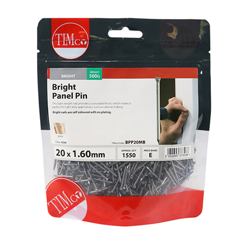 TIMCO Panel Pins Bright - 20 x 1.60 - Image