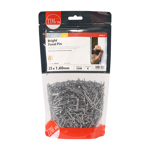 TIMCO Panel Pins Bright - 25 x 1.60 - Image
