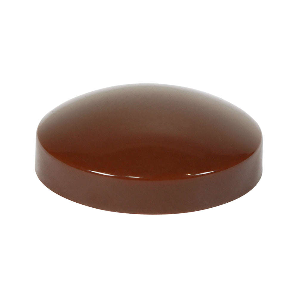 TIMCO Two Piece Screw Caps Brown - To fit 3.5 to 4.2 Screw - Image