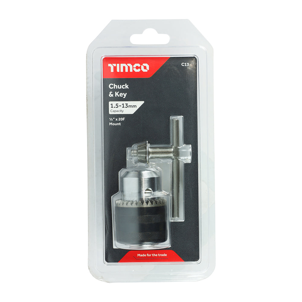 TIMCO 1/2" Chuck & Key Set - 1/2" - Image