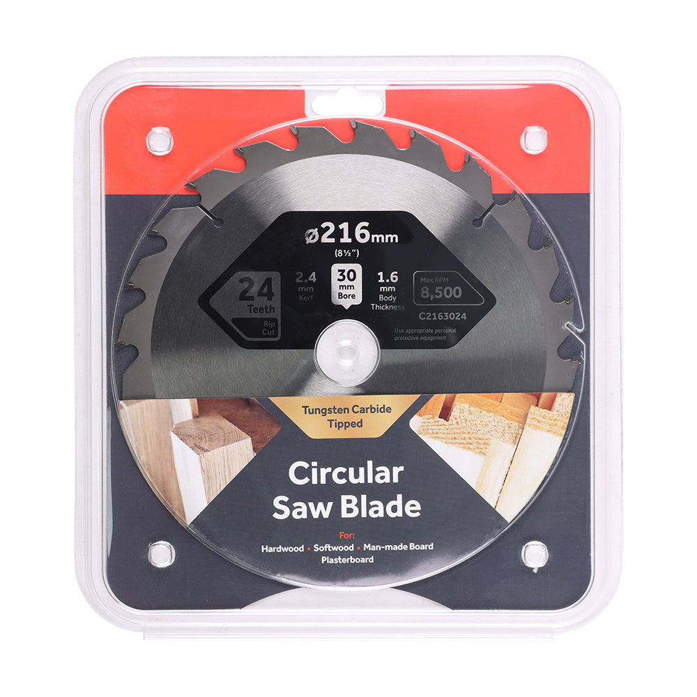 TIMCO Circular Saw Blade General Purpose Coarse/Medium - 216 x 30 x 24T - Image