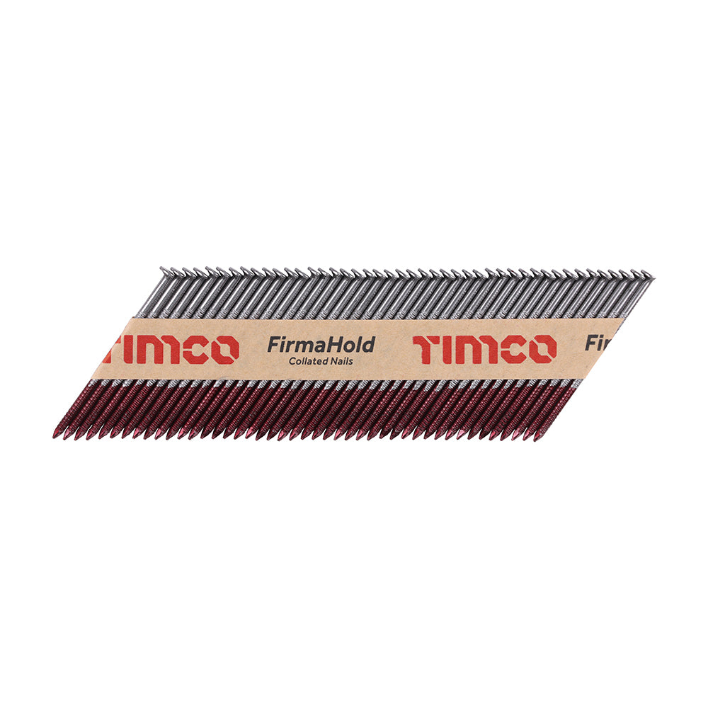 TIMCO FirmaHold Collated Clipped Head Ring Shank Bright Nails - 2.8 x 63 - Image
