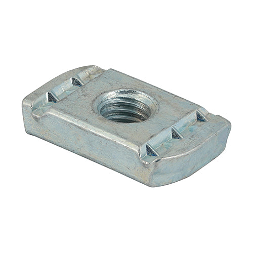 TIMCO Channel Nuts Without Spring Silver - M12 - Image