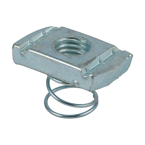 TIMCO Channel Nuts Short Spring Silver - M12 - Image