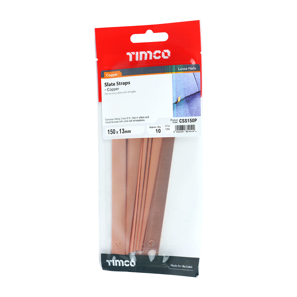 TIMCO Slate Straps Copper - 150 x 13 - Image