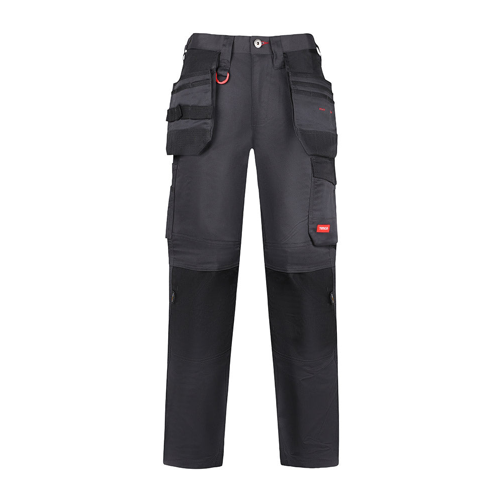 TIMCO Craftsman Trousers - Grey/Black - W30 L32 - Image