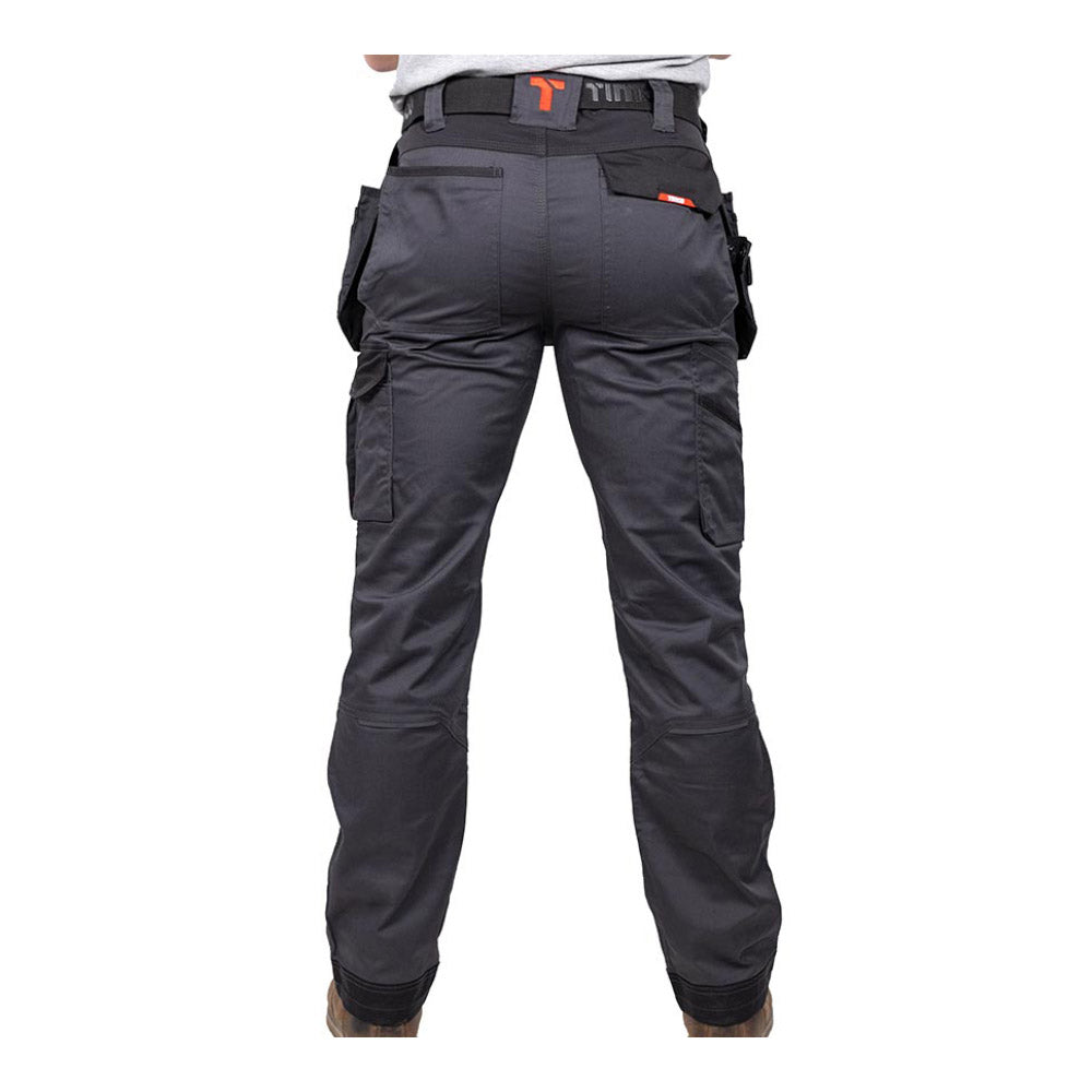 TIMCO Craftsman Trousers - Grey/Black - W30 L32 - Image