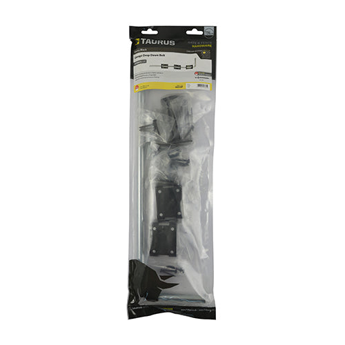 TIMCO Garage Drop Down Bolt Black - 18" - Image