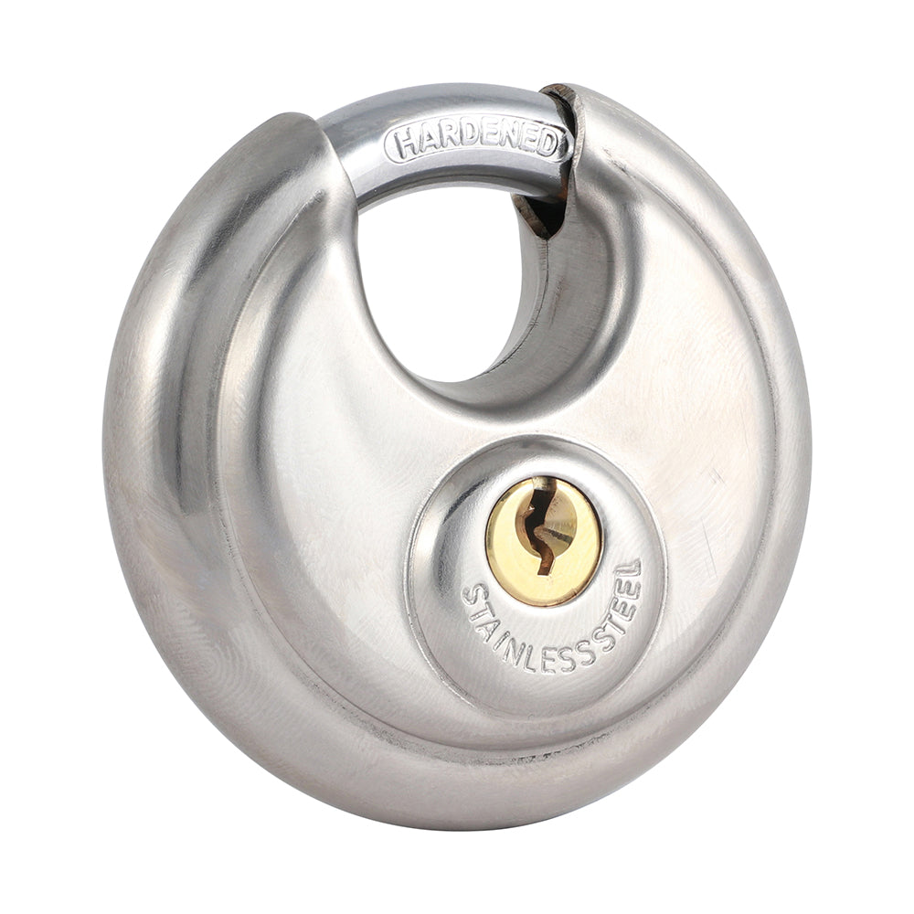 TIMCO Stainless Steel Disc Padlock - 70mm - Image