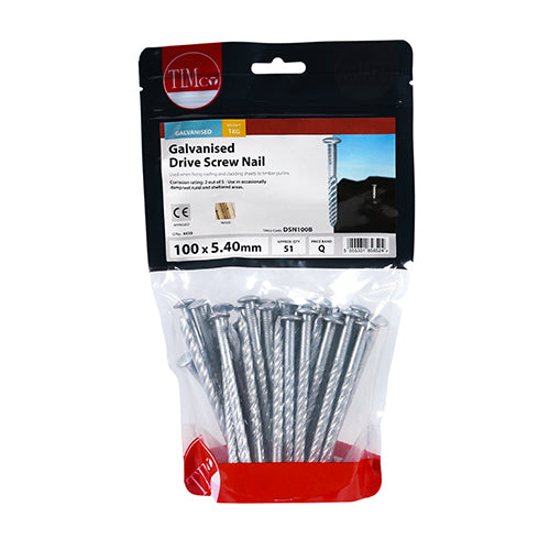 TIMCO Drive Screws Galvanised - 100 x 5.40 - Image
