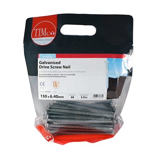 TIMCO Drive Screws Galvanised - 150 x 6.40 - Image