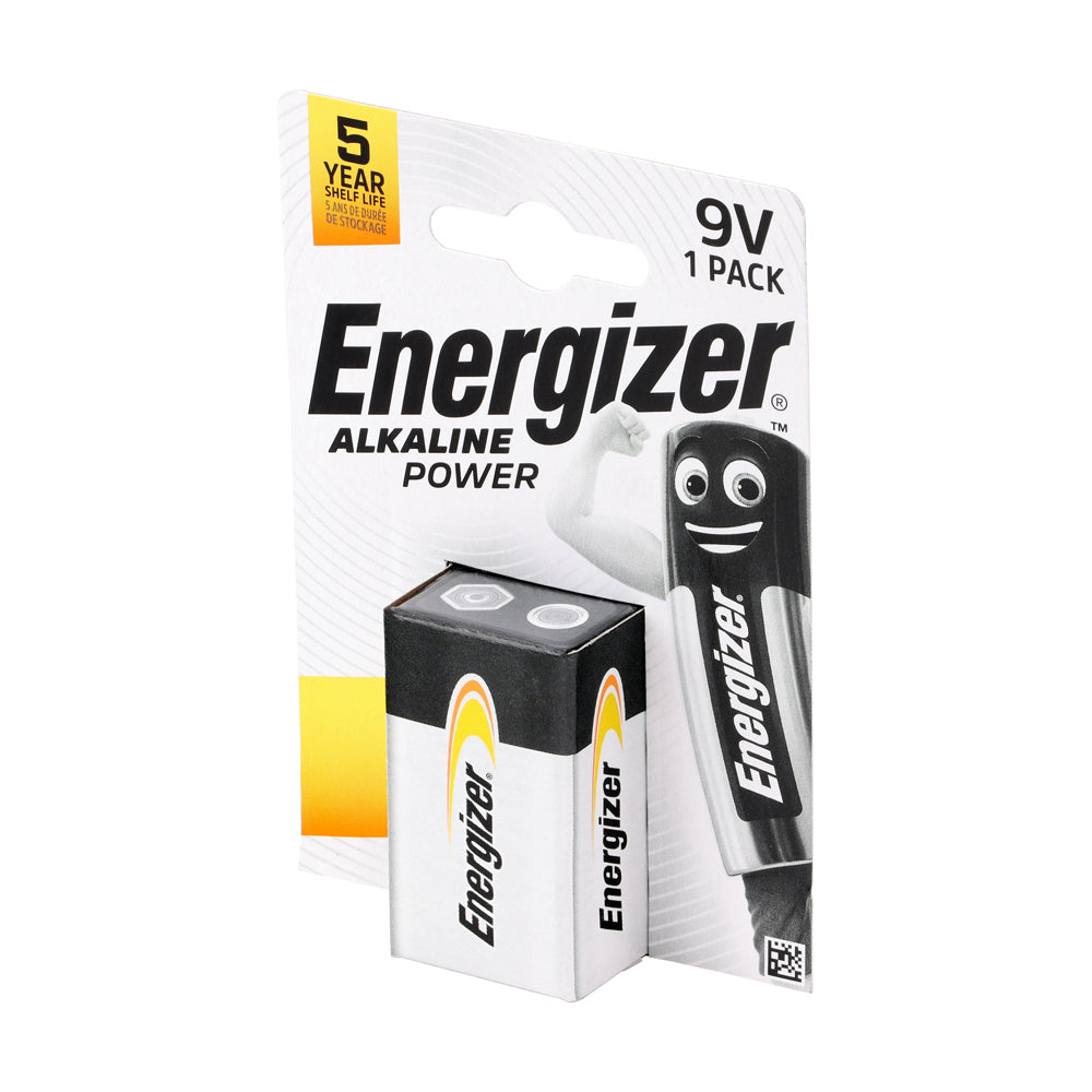 Energizer Alkaline Power 9V Battery - 9V 522 - Image