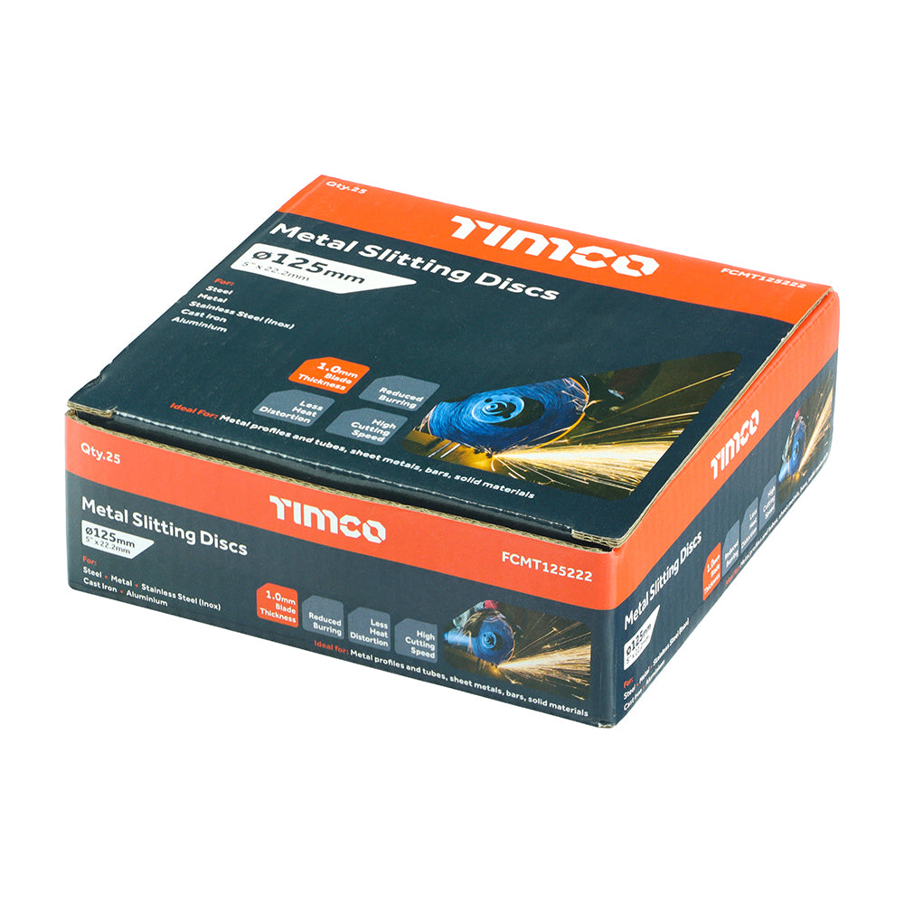 TIMCO B/Abrasive Flat Wheel Inox - 125 x 22.2 x 1.0 - Image
