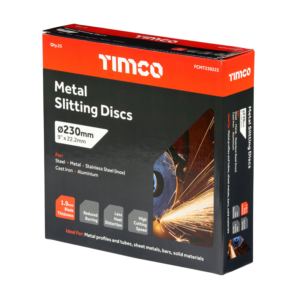 TIMCO B/Abrasive Flat Wheel Inox - 230 x 22.2 x 1.9 - Image