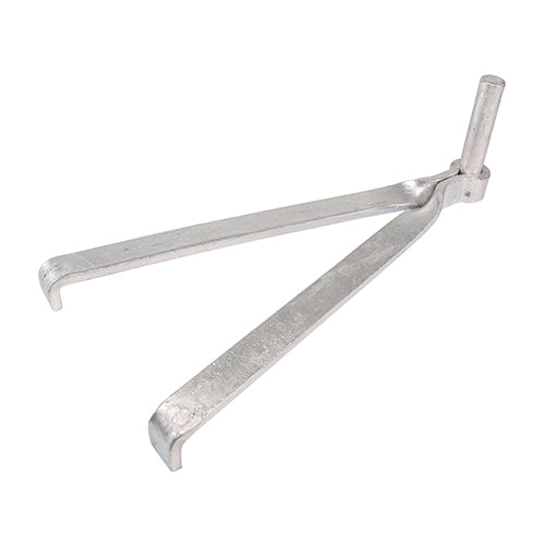 TIMCO Gate Hinge Hooks To Build Double Brick Hot Dipped Galvanised - 16mm - Image