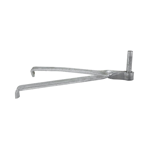 TIMCO Gate Hinge Hooks To Build Double Brick Hot Dipped Galvanised - 19mm - Image