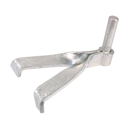 TIMCO Gate Hinge Hooks To Build Single Brick Hot Dipped Galvanised - 16mm - Image
