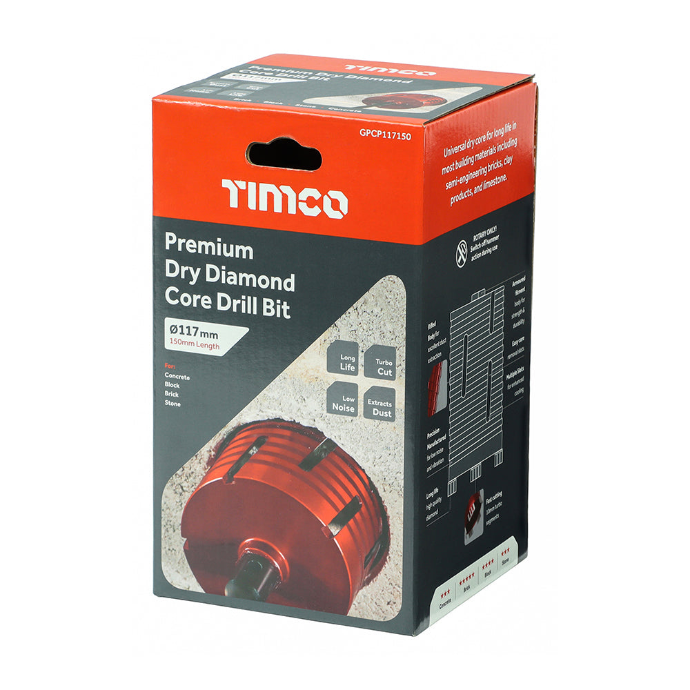 TIMCO Diamond GP Core Bit - 117 x 150mm - Image