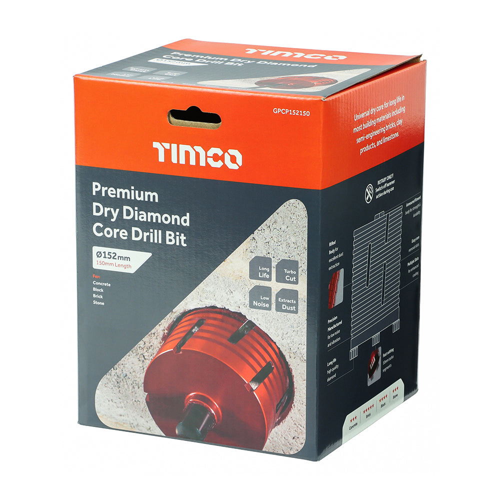 TIMCO Diamond GP Core Bit - 152 x 150mm - Image