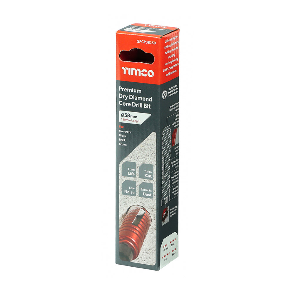TIMCO Diamond GP Core Bit - 38 x 150mm - Image