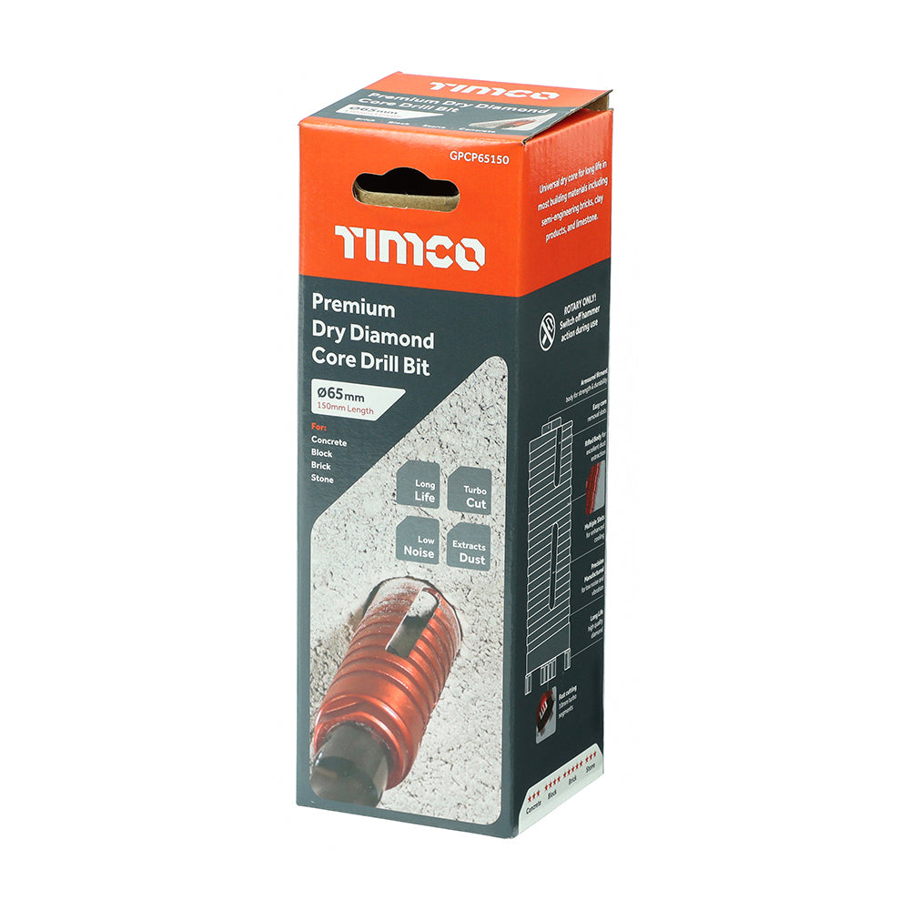 TIMCO Diamond GP Core Bit - 65 x 150mm - Image