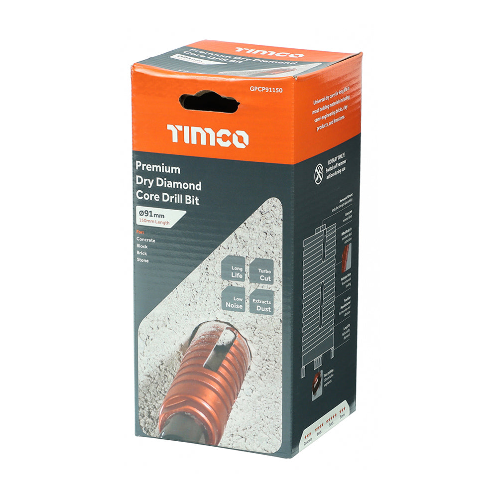 TIMCO Diamond GP Core Bit - 91 x 150mm - Image