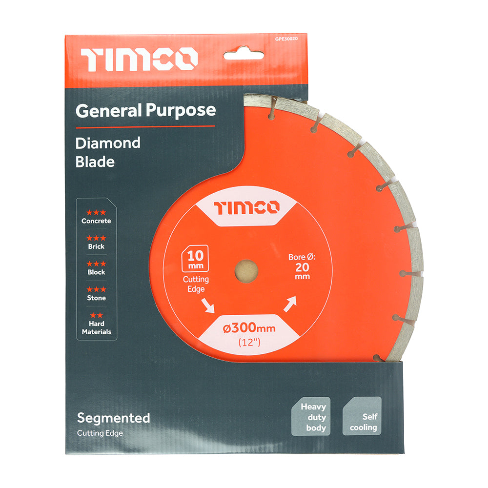TIMCO General Purpose Diamond Blade Segmented - 300 x 20.0 - Image