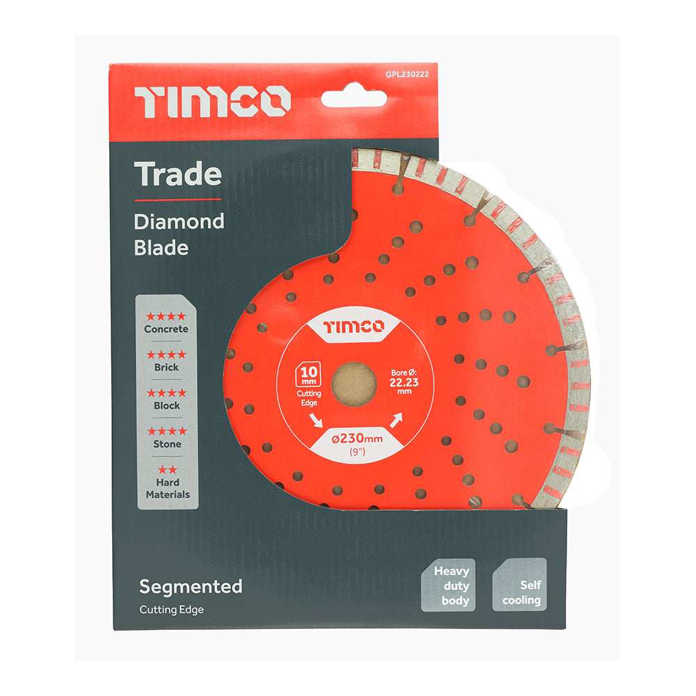 TIMCO Trade Diamond Blade Segmented - 230 x 22.2 - Image