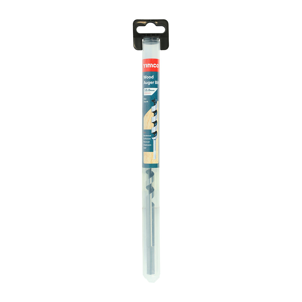 TIMCO Wood Auger Bit - Hex Shank - 10.0 x 235 - Image
