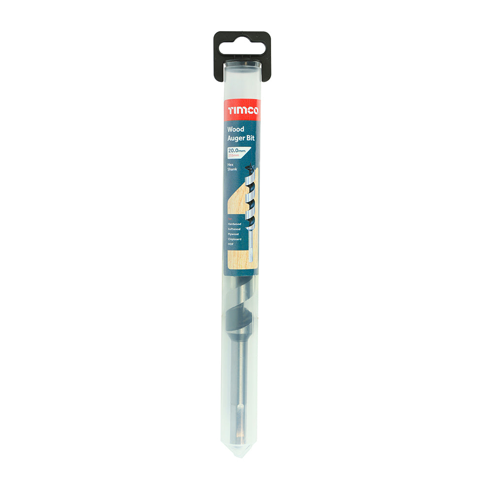 TIMCO Wood Auger Bit - Hex Shank - 20.0 x 235 - Image