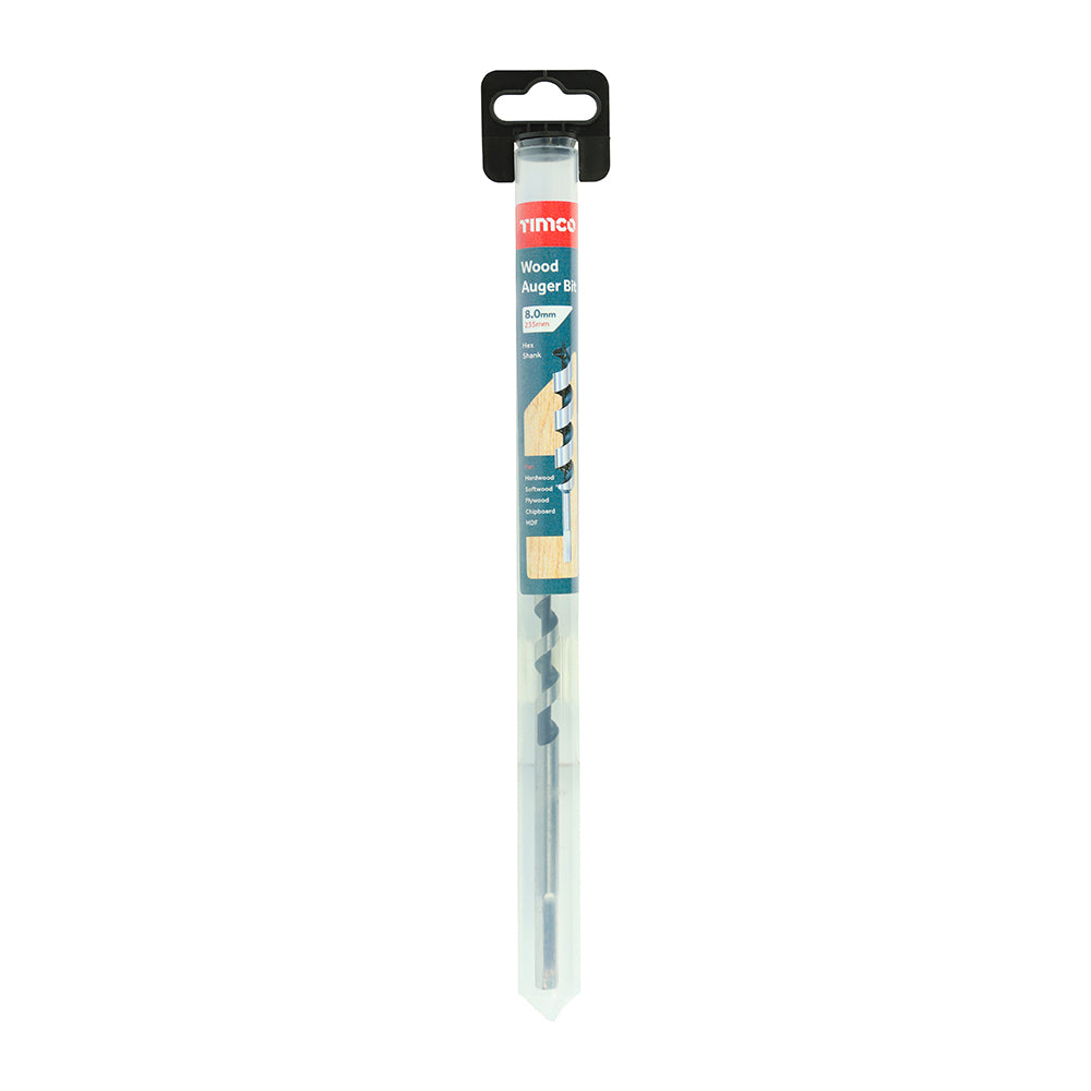 TIMCO Wood Auger Bit - Hex Shank - 6.0 x 235 - Image